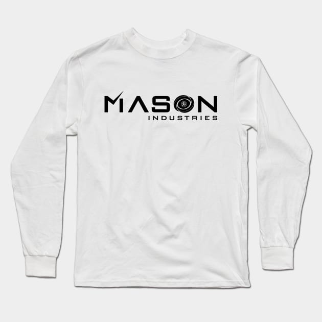 Timeless - Mason Industries Re-Imagined Logo Long Sleeve T-Shirt by BadCatDesigns